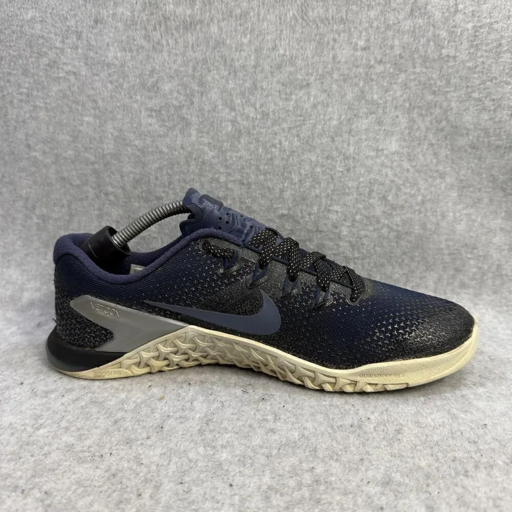 Nike Shoes Womens 8 Metcon 4‎ Blue Crossfit Workout Running Sneakers AJ7804-440